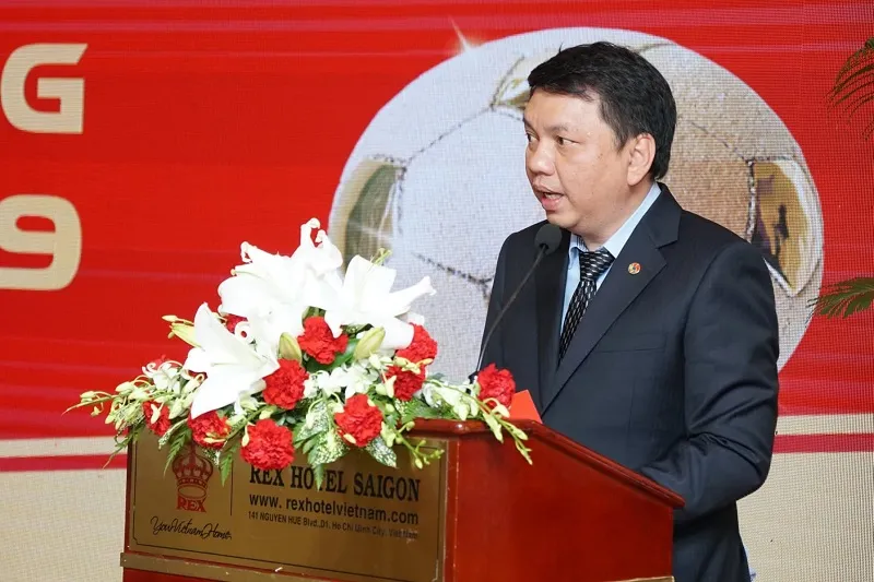 Lãnh đạo VFF cám ơn những đóng góp của BTC giải thưởng Quả bóng vàng Việt Nam ảnh 1