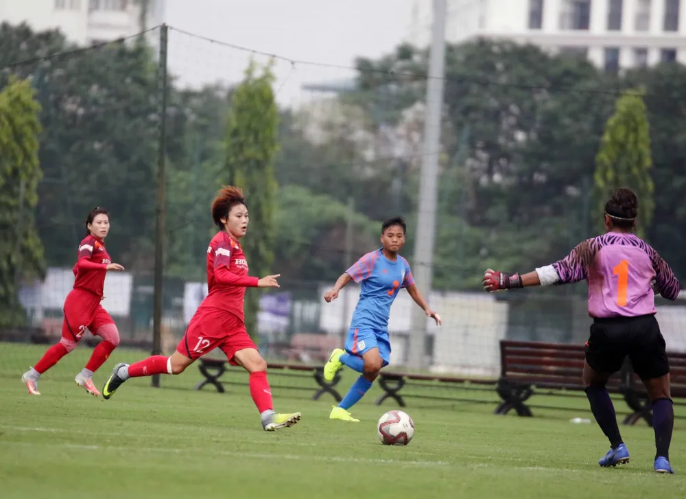 Đội tuyển nữ Việt Nam thắng nữ Ấn Độ 3-0 ảnh 1