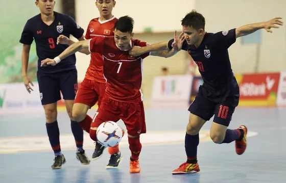 Đội tuyển futsal Việt Nam tranh chấp cùng Thái Lan ở cuộc bầu chọn lần này. Ảnh: Anh Trần