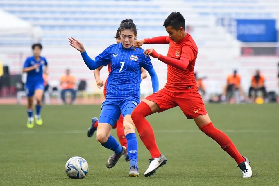 Thái Lan trong trận thắng Indonesia 5-1. Ảnh: FAT