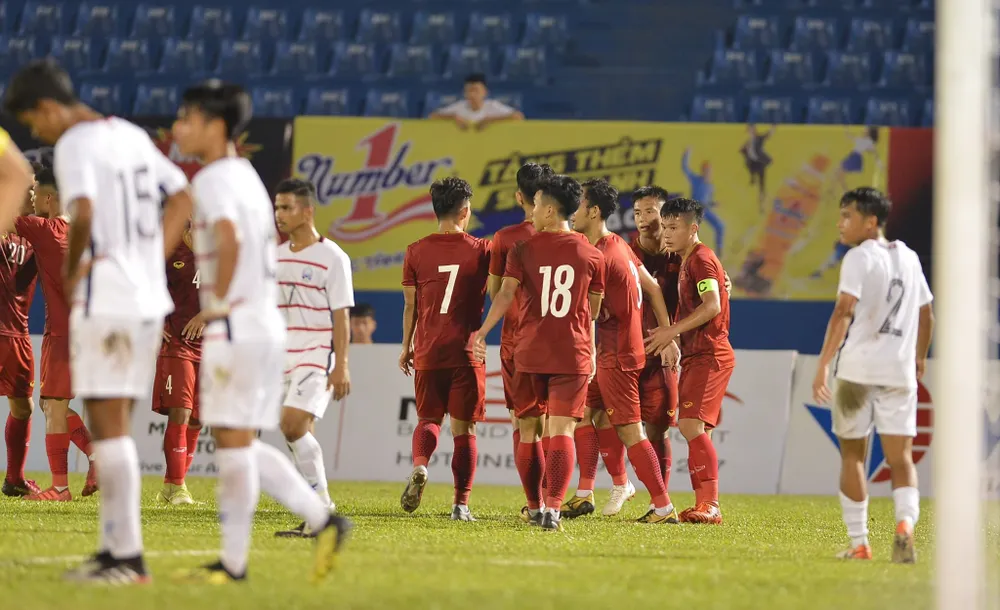 Thắng dễ Campuchia, U20 Việt Nam vào chung kết BTV Cup 2019 ảnh 1