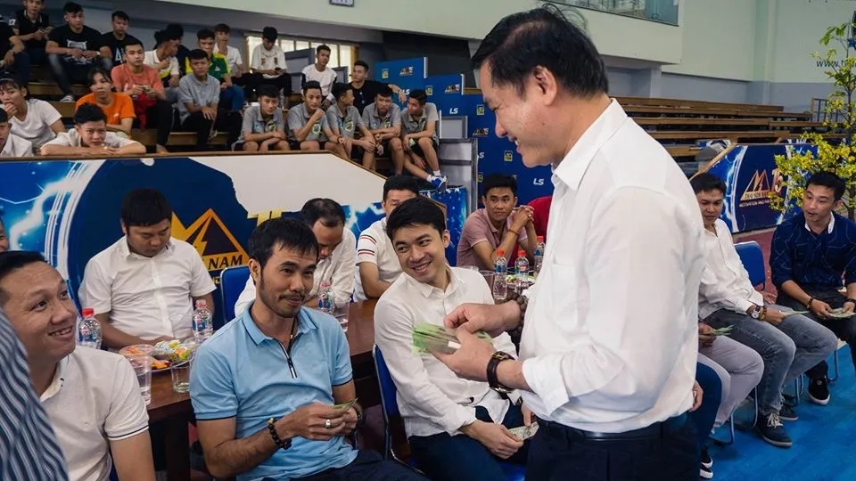 Lãnh đạo VFF đến thăm, chúc Tết đội tuyển futsal Việt Nam ảnh 3