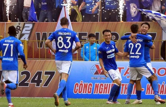 Than Quảng Ninh trở lại AFC Cup bằng chuyến làm khách tại Bali. Ảnh: Minh Hoàng