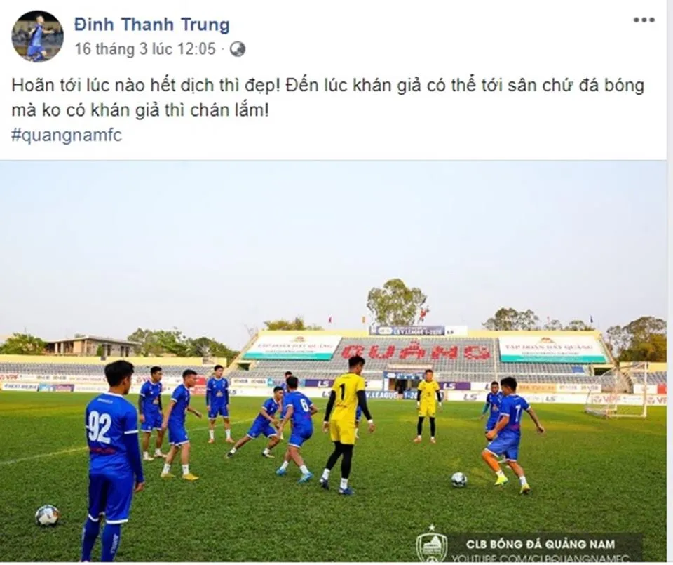 HLV Lê Huỳnh Đức: “Không có khán giả, cầu thủ ra sân chả có động lực gì” ảnh 2