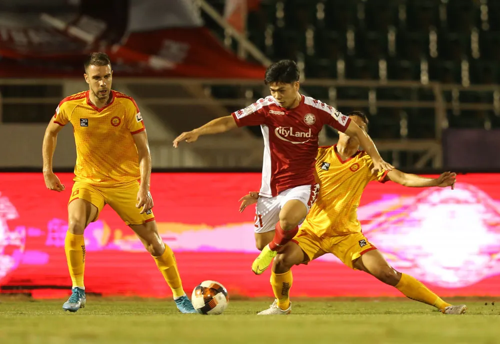 CLB TPHCM hiện đang dẫn đầu sau 2 vòng đấu. 