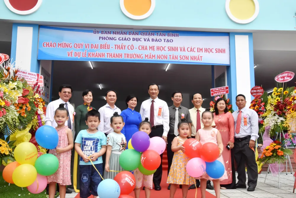 Quận Tân Bình khánh thành trường mầm non gần 45 tỷ đồng ảnh 2