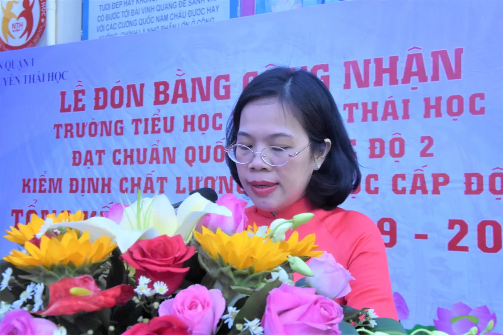 Trường đầu tiên của quận 1 đạt Chuẩn quốc gia mức độ 2 ảnh 1