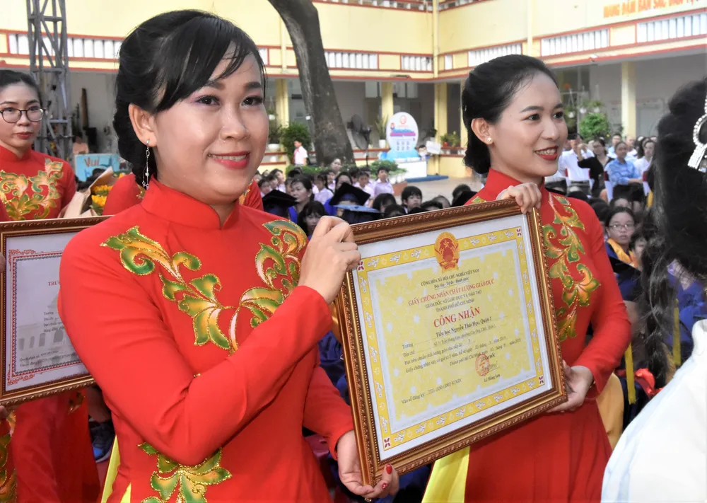 Trường đầu tiên của quận 1 đạt Chuẩn quốc gia mức độ 2 ảnh 2