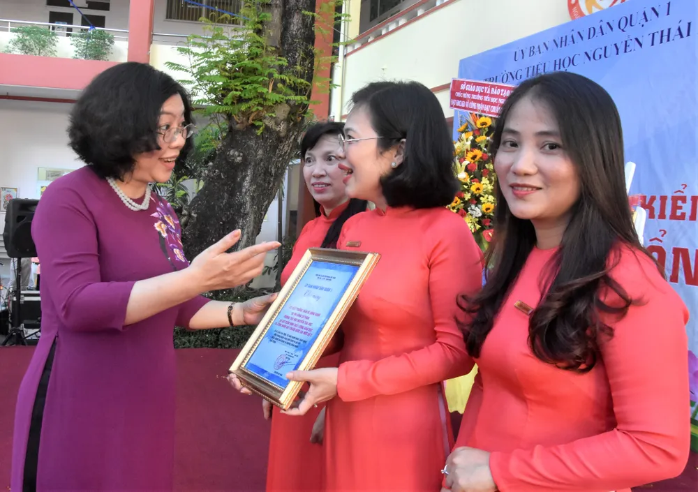 Trường đầu tiên của quận 1 đạt Chuẩn quốc gia mức độ 2 ảnh 3