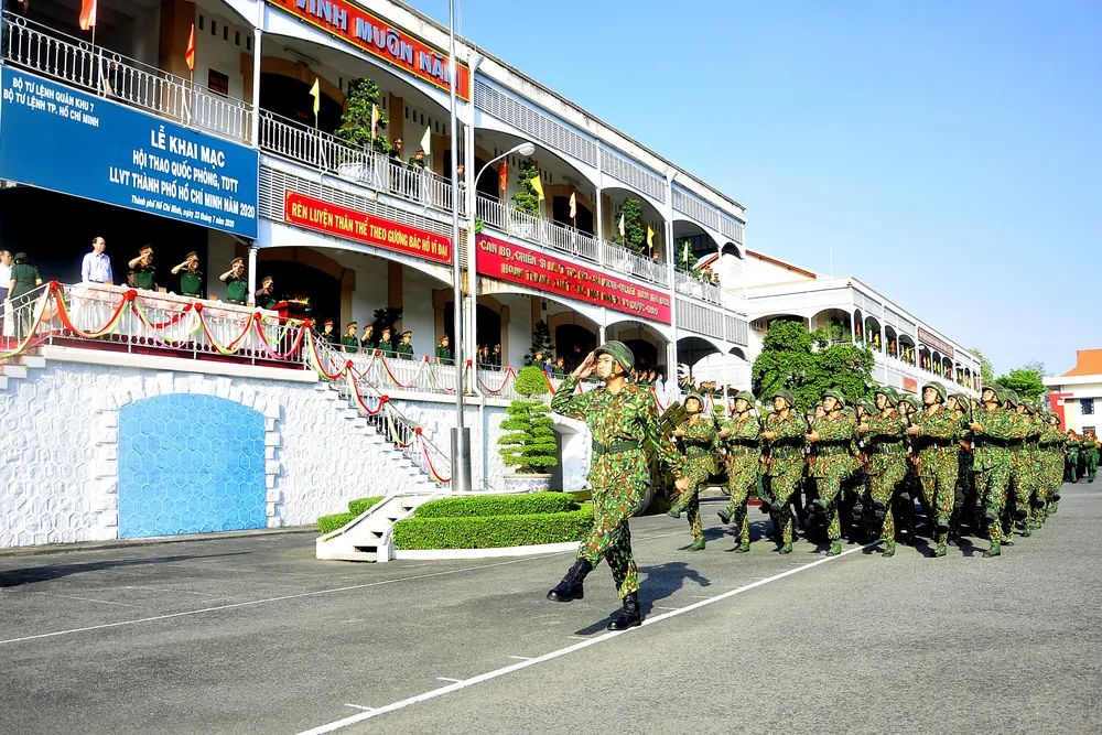 Biểu dương sức mạnh của nền quốc phòng toàn dân ảnh 1