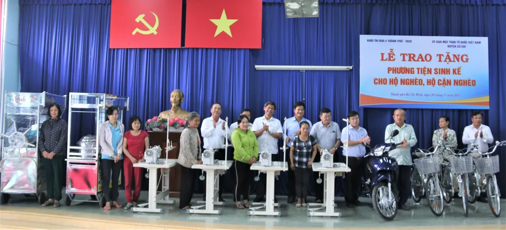 Khối thi đua 4 hỗ trợ sinh kế cho người nghèo Củ Chi ảnh 2