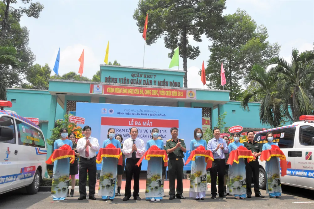 Bệnh viện Quân dân y miền Đông chính thức trở thành trạm cấp cứu vệ tinh thứ 38 ảnh 1