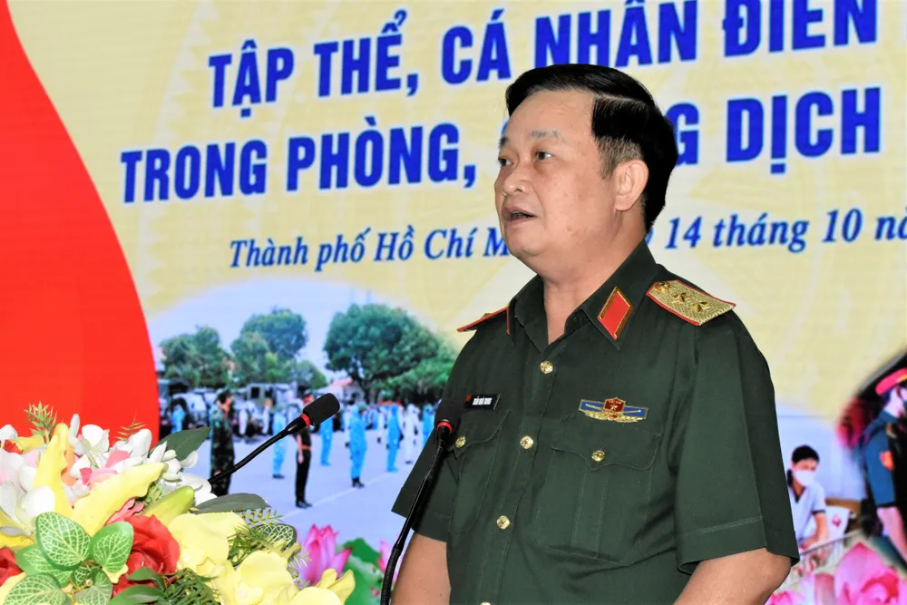 Quân khu 7 tuyên dương 126 tập thể, cá nhân điển hình trong công tác phòng chống dịch ảnh 1