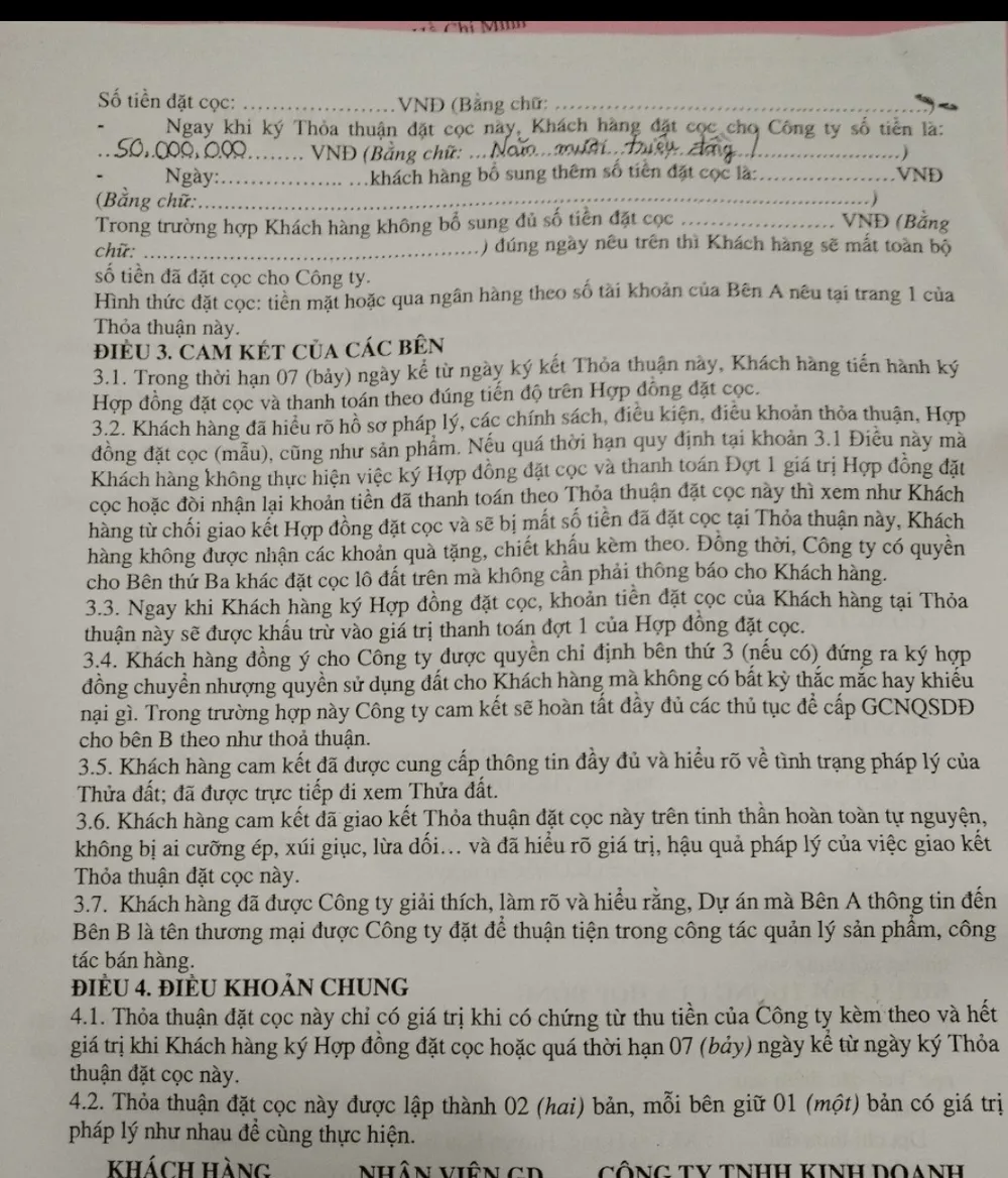 Tái diễn tình trạng “lùa khách” ép đặt cọc mua đất vùng xa ảnh 1
