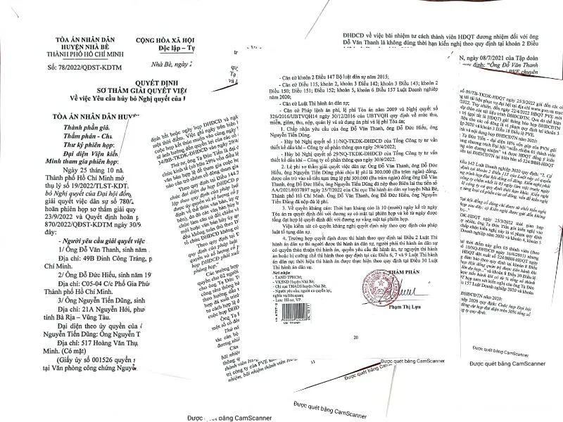 Vụ cổ đông kiện Công ty PVE: Tòa yêu cầu hủy bỏ 2 Nghị quyết của HĐQT ảnh 1