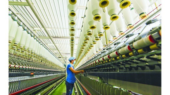 Textile production at Phong Phu Corporation. (Photo: SGGP)