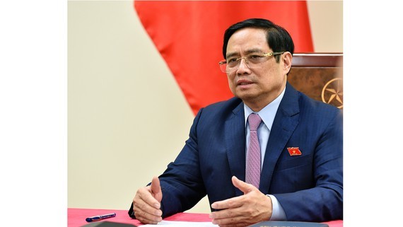 PM highlights promoting cooperation in digital transformation at global summit ảnh 1