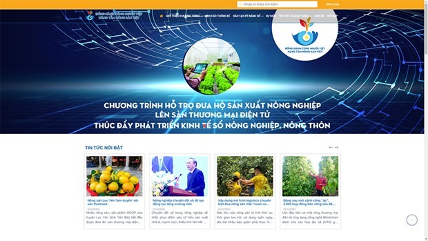 Information portal launched to support online sale of farm produce ảnh 1