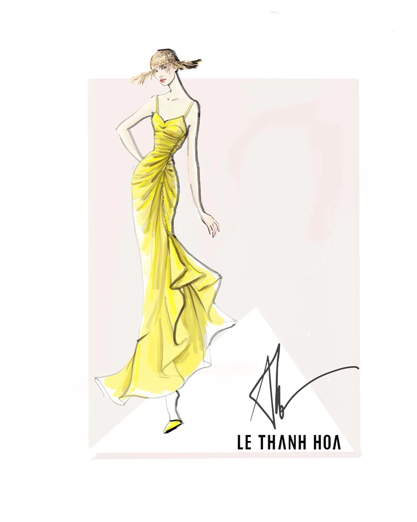 Hoa hậu Khánh Vân, vợ chồng Đông Nhi - Ông Cao Thắng cùng xuất hiện tại show thời trang của NTK Lê Thanh Hoà ảnh 3