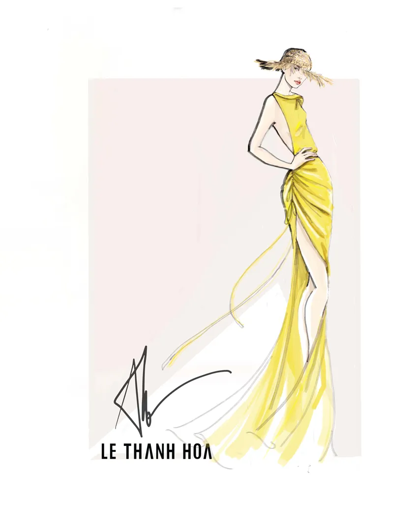 Hoa hậu Khánh Vân, vợ chồng Đông Nhi - Ông Cao Thắng cùng xuất hiện tại show thời trang của NTK Lê Thanh Hoà ảnh 4