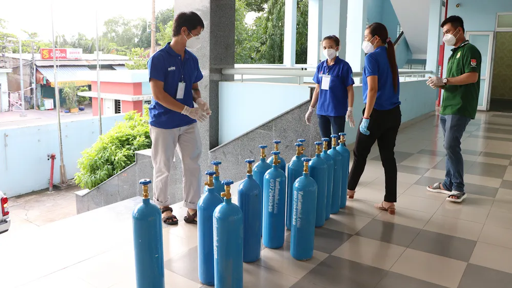 Khai trương trạm bơm oxy ở quận 7 hỗ trợ “ATM oxy”  ảnh 1