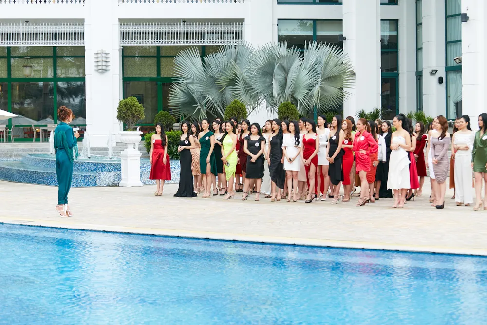 Sôi nổi sơ khảo phía Bắc cuộc thi Hoa hậu Hoàn vũ Việt Nam 2022 ảnh 9