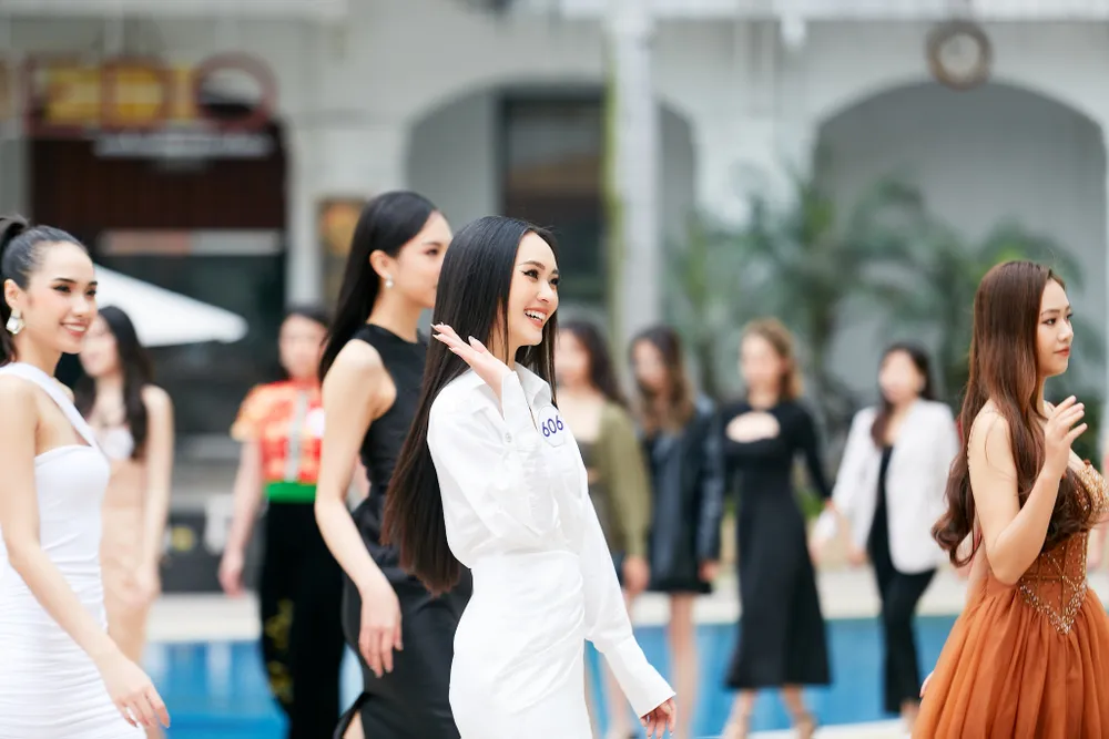 Sôi nổi sơ khảo phía Bắc cuộc thi Hoa hậu Hoàn vũ Việt Nam 2022 ảnh 10