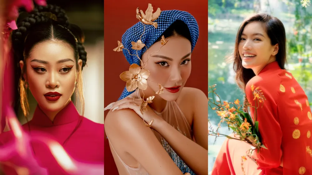 Khánh Vân, Kim Duyên kiêu sa, phá cách với áo dài, áo yếm 