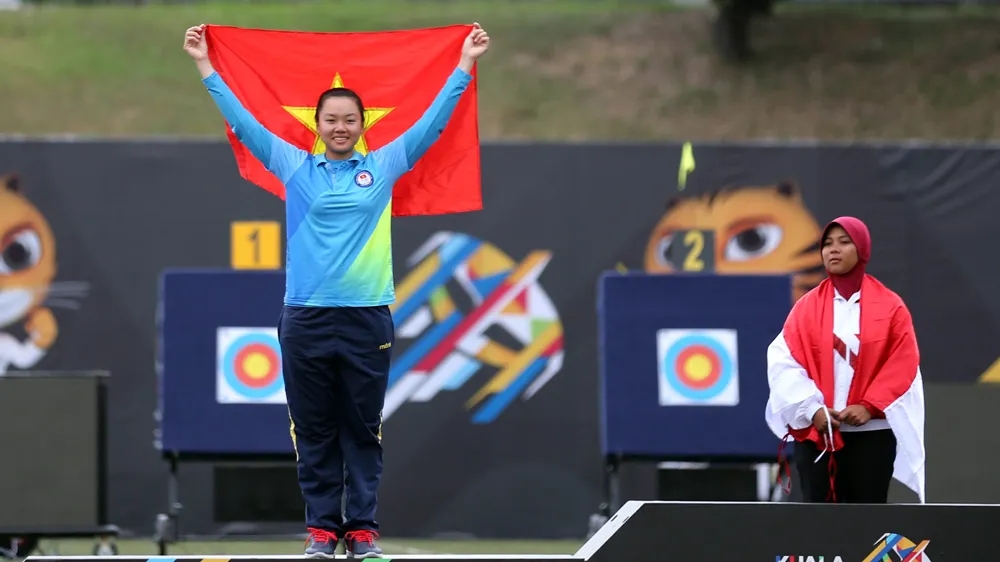 Kiều Oanh giành huy chương bạc bắn cung ảnh 2