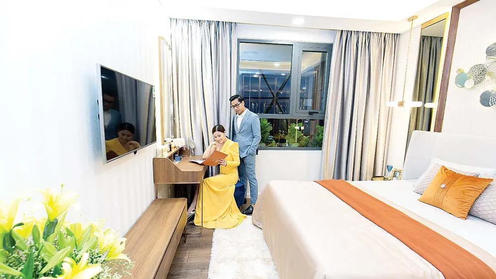 Khách hàng rất ấn tượng với vẻ đẹp huyền ảo căn hộ Opal Boulevard ảnh 3