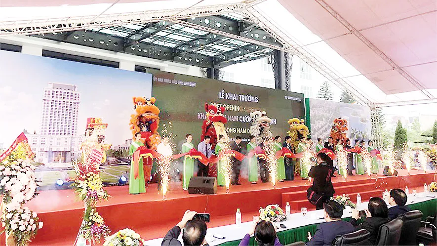 Khánh thành Dự án Khách sạn Nam Cường do Tập đoàn Xây dựng Hòa Bình là nhà thầu chính