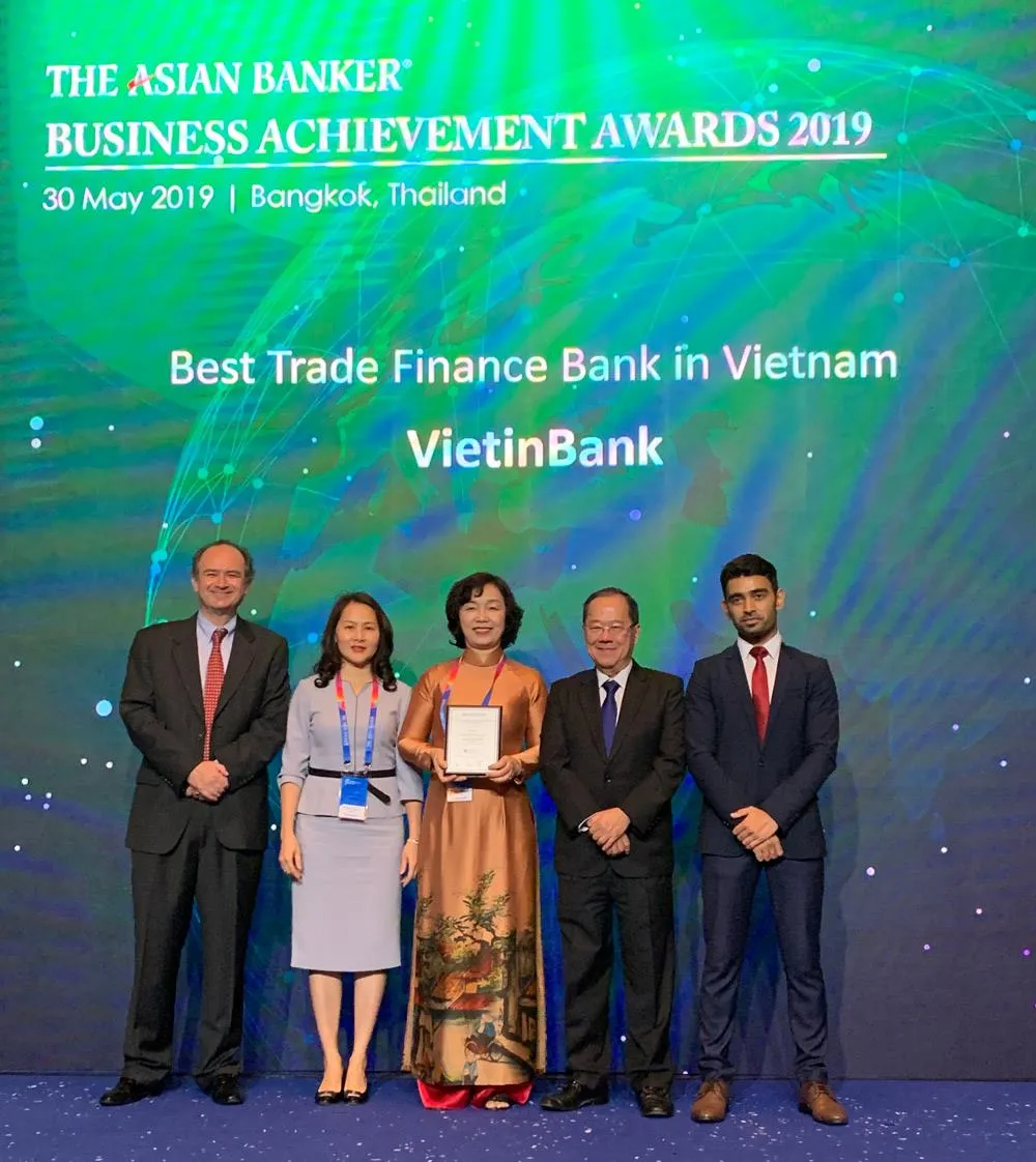 VietinBank ba năm liên tiếp nhận giải thưởng quốc tế về tài trợ thương mại ảnh 1