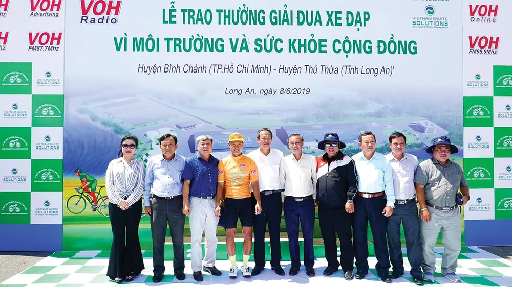 Lễ trao giải thưởng đua xe đạp Vì môi trường và sức khỏe cộng đồng