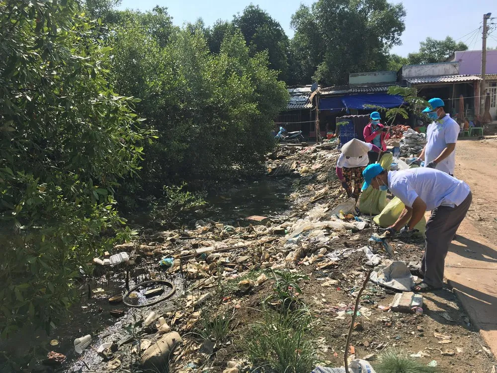 Giữ xã đảo Thạnh An xanh - sạch - đẹp ảnh 1