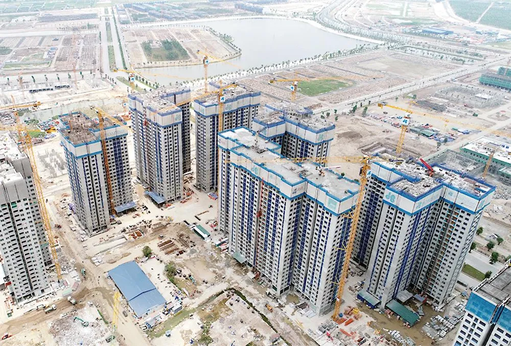 Công ty CP Tập đoàn Xây dựng Hòa Bình thi công vượt tiến độ dự án VinCity Ocean Park ảnh 2