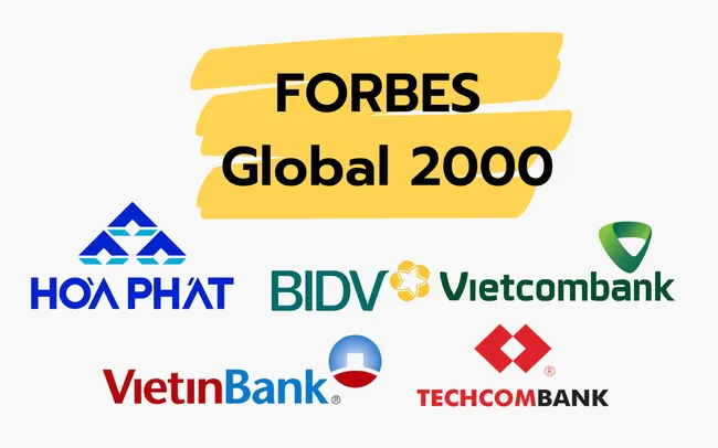 5 doanh nghiệp Việt Nam lọt top 2.000 công ty lớn nhất thế giới của Forbes