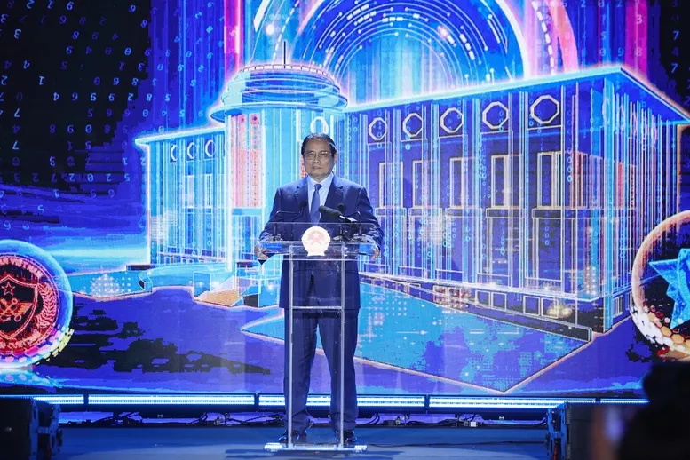 Thủ tướng Chính phủ Phạm Minh Chính phát biểu tại sự kiện - Ảnh: VGP