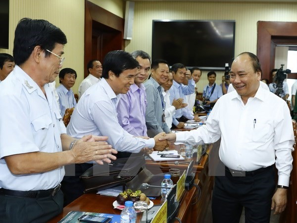 Prime Minister Nguyen Xuan Phuc in Ba Ria - Vung Tau (Source: VNA)