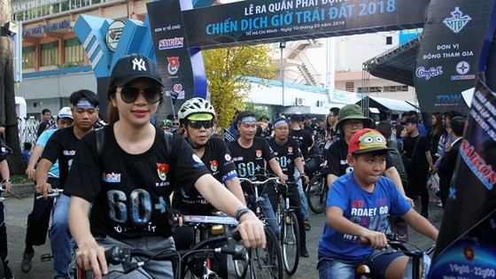 Hơn 2.000 tình nguyện viên tham gia phát động chiến dịch Giờ Trái đất 2018 ảnh 7