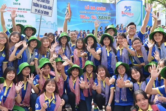 Ra quÃ¢n Chiáº¿n dá»ch tÃ¬nh nguyá»n MÃ¹a hÃ¨ xanh láº§n thá»© 25, nÄm 2018 áº£nh 2