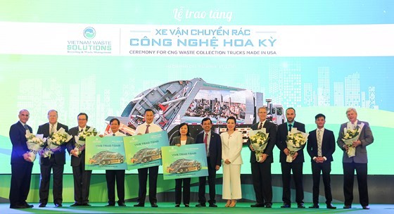 At the presentation ceremony 