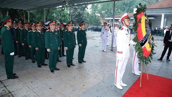 Memorial service of State funeral for former President General Le Duc Anh ảnh 19