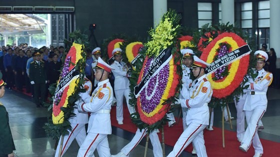 Memorial service of State funeral for former President General Le Duc Anh ảnh 44