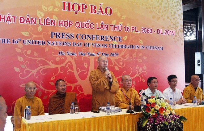 At the press conference (Photo: VNA)
