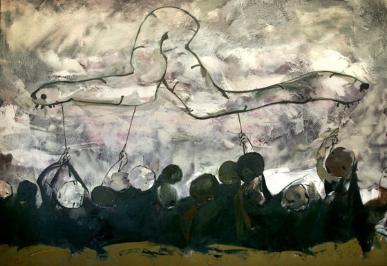 A painting by Doan Hoang Lam