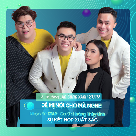 Singer Hoang Thuy Linh scoops 8 prizes at 2019 Lan Song Xanh Music Award ảnh 1