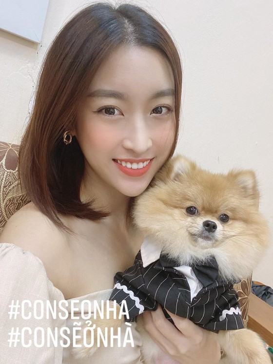 Vietnamese beauties call on people to stay at home to limit COVID-19 spread ảnh 2