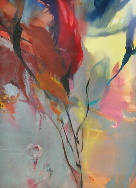 Hanoi's women-artist presents art works in HCMC ảnh 1