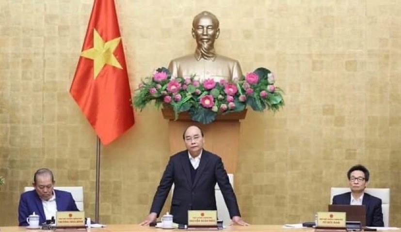 Prime Minister Nguyen Xuan Phuc at the meeting (Photo: VNA)