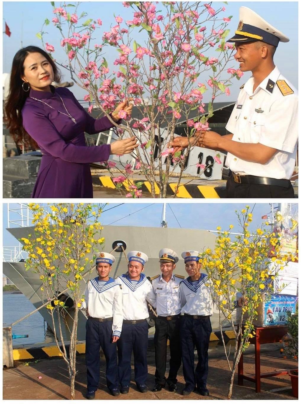 Bringing Tet gifts to soldiers on duty at DK1 Platform ảnh 1